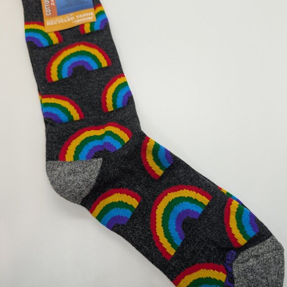 Socksmith – Follow the Rainbow - Recycled Cotton Blend Socks - Large - Picture 2 of 2